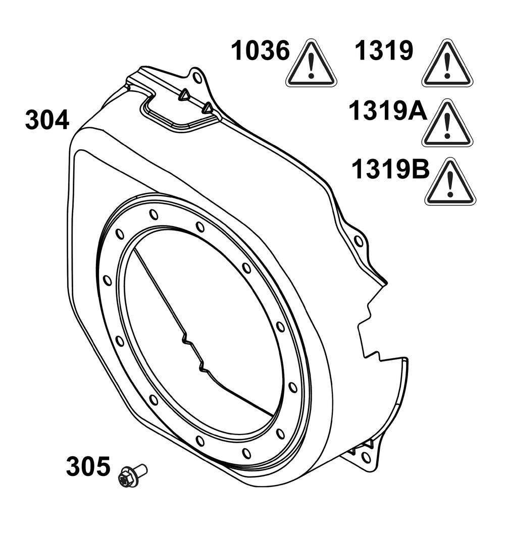 Blower Housing Group Diagram and Parts List for 130G37-0253-H1 100000 - 19Z999 Briggs and Stratton Engine